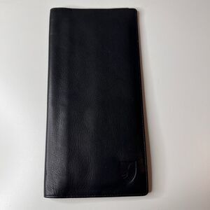 Vintage leather passport and traveling documents holder